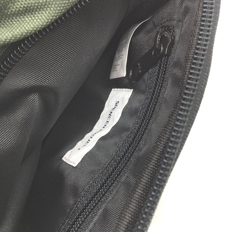 Spencer Project Burnside Camera Bag Pouch w Pockets Canvas Dark Green Unisex NEW