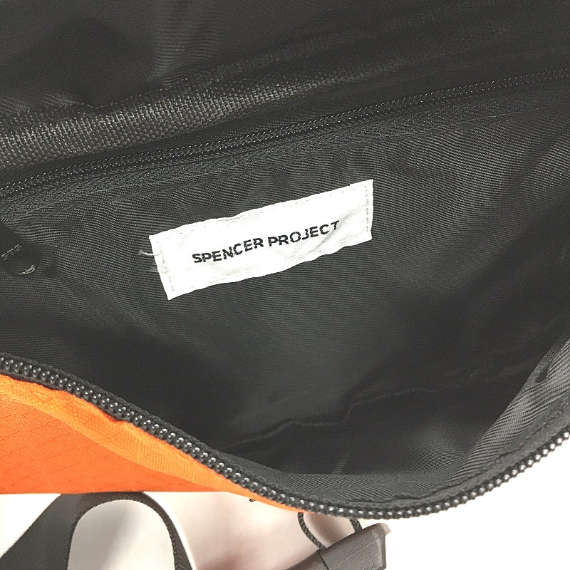 Spencer Project Lightweight Neon Orange Bum Bag Adjustable Buckle Strap NEW