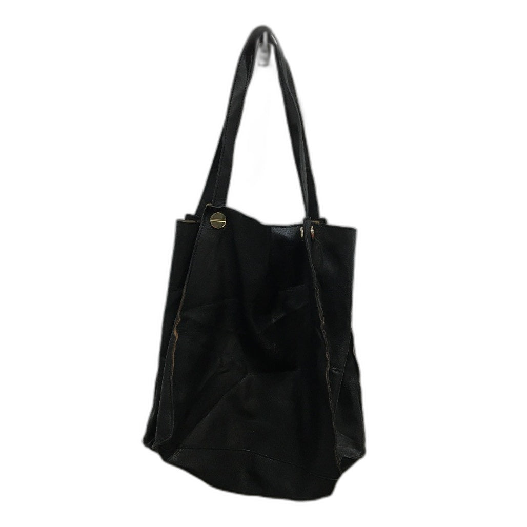 Agent Ninetynine Soft Faux Leather Tote Lightweight Shoulder Bag Black NEW