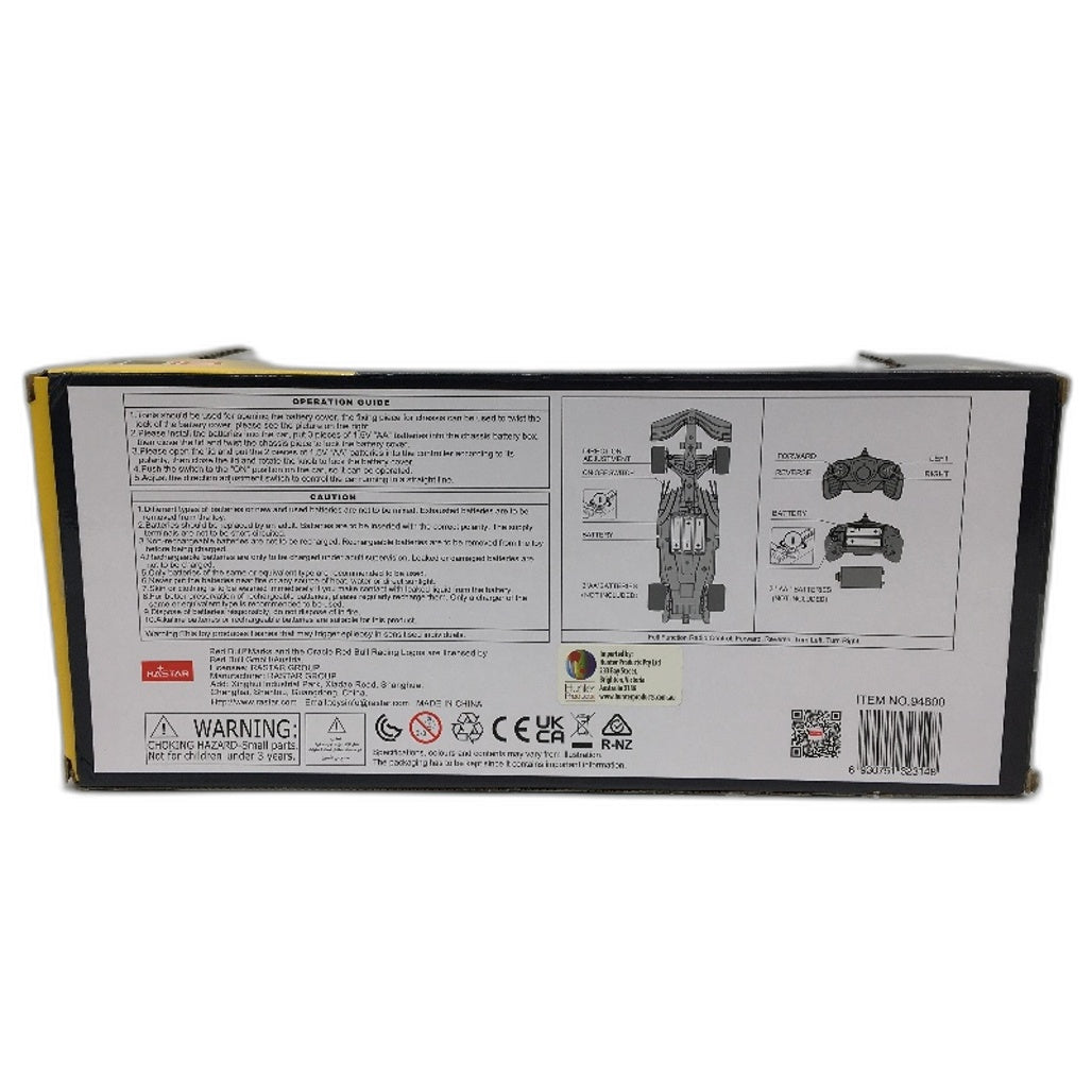 Rastar RB18 1/18 Scale Oracle RedBull Official Remote Control RC Racing Car DEMO