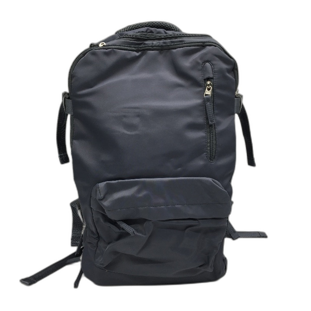 Large Capacity Expandable Carry On Travel Backpack Weekend Trip Bag Grey NEW