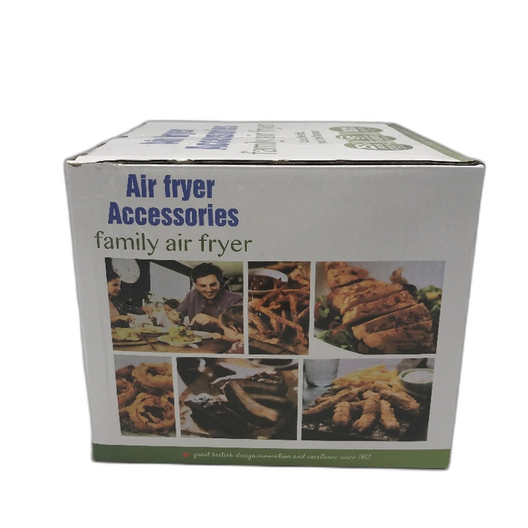 Air Fryer Accessories Set 12PCS 22CM With 100PCS Baking Paper & Recipe Book NEW