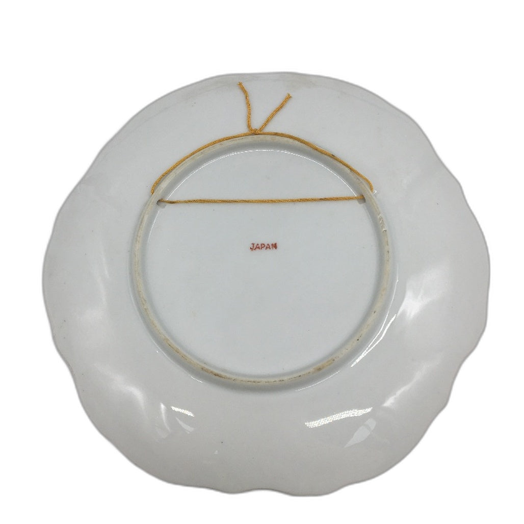 Made In Japan Set of 3 Gold Edged Fruit Themed Decorative Wall Hanging Plates