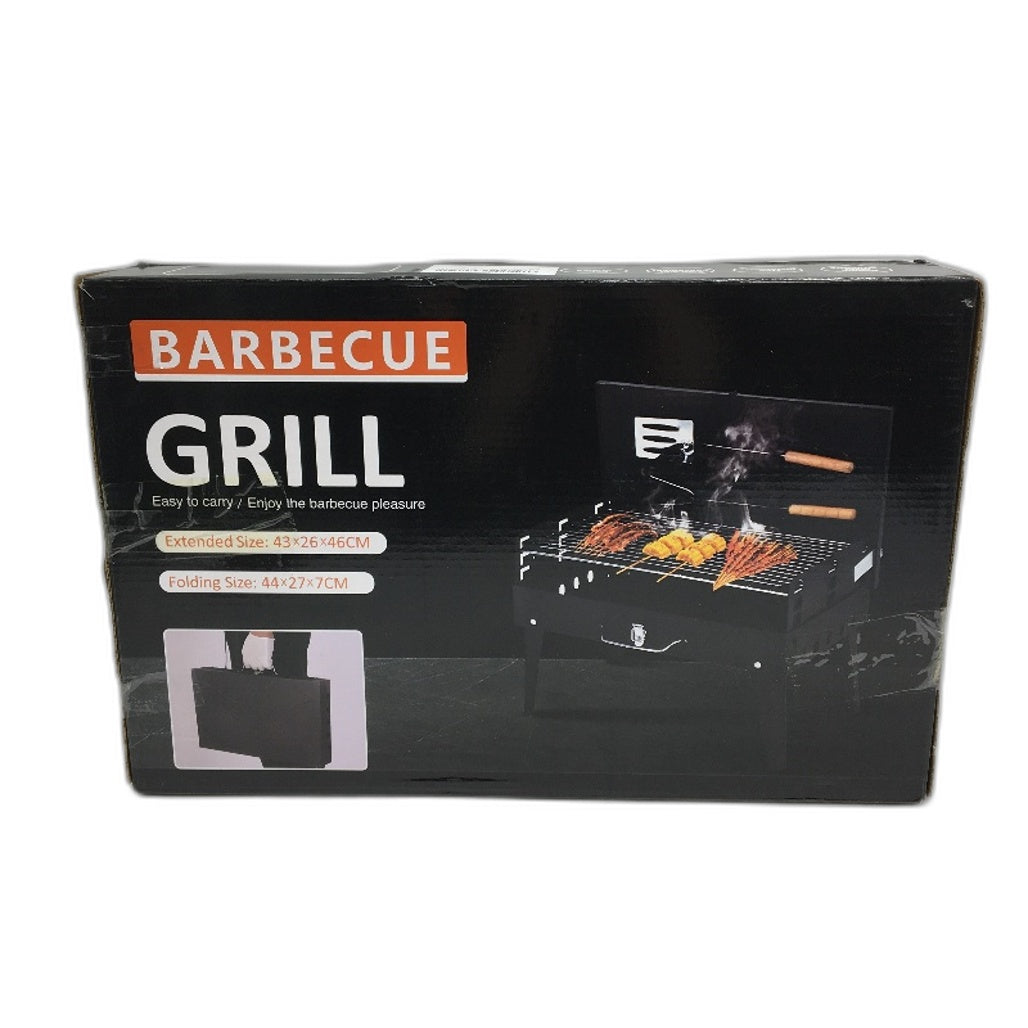 XICEN Outdoor Foldable Portable Camping BBQ Grill With Accessories & Lid