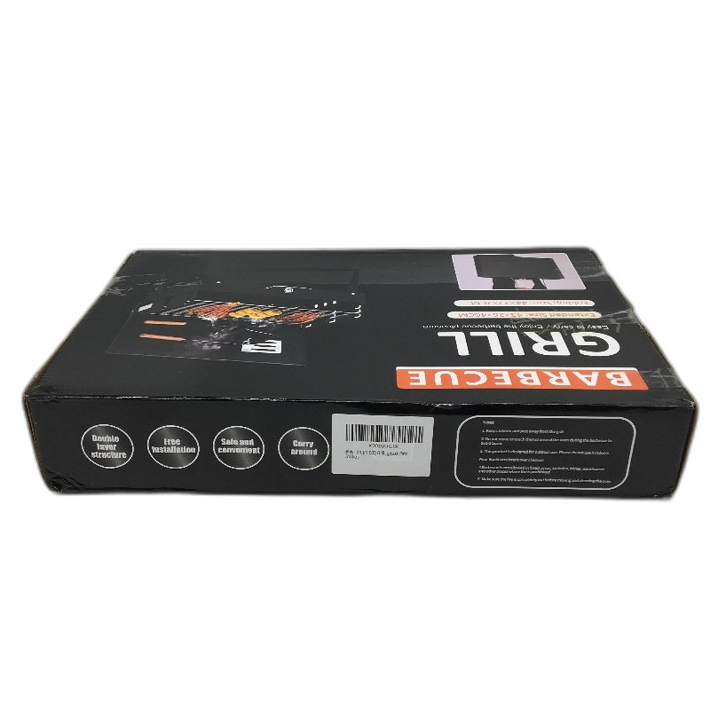 XICEN Outdoor Foldable Portable Camping BBQ Grill With Accessories & Lid