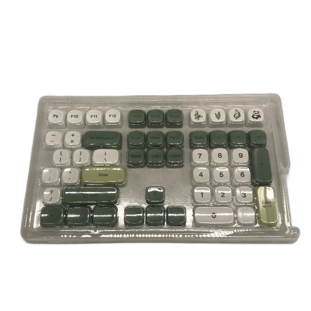 XVX MOA Profile Matcha Panda PBT Dye-Sub 143-Key Keycaps Set