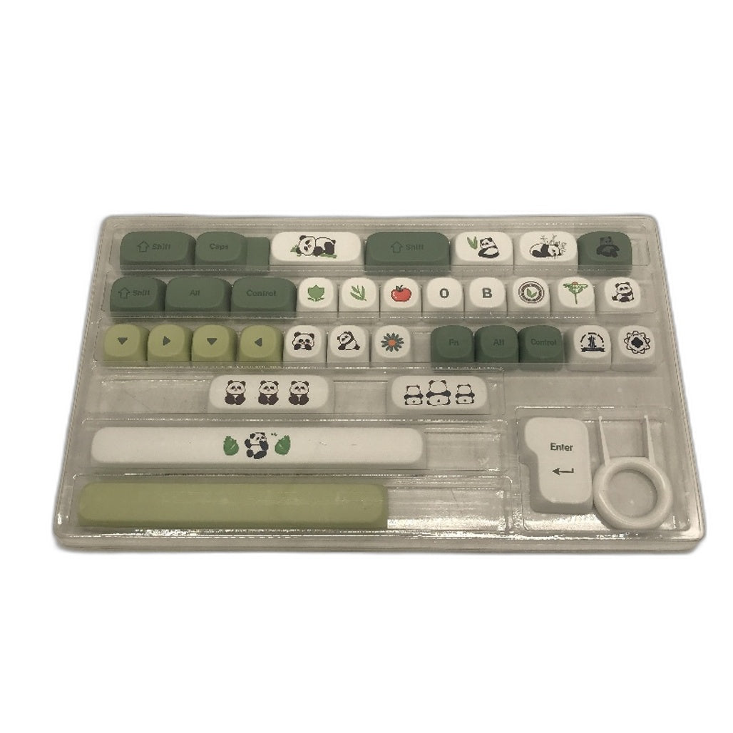 XVX MOA Profile Matcha Panda PBT Dye-Sub 143-Key Keycaps Set