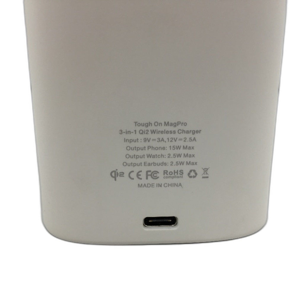 TOUGH ON MagPro Qi2 3 in 1 Wireless Charger Touch Control N52 Magnet NEW