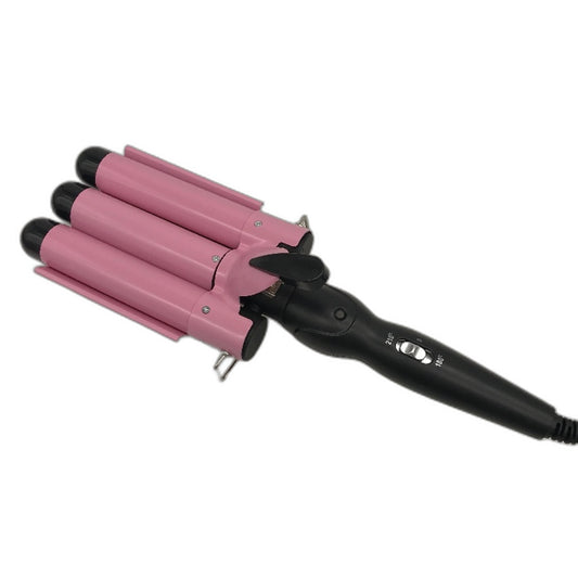 M11 Tourmaline Ceramic Hair Curling Iron Three Barrels 2 Temperatures 28mm NEW