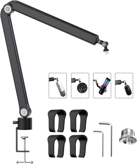 Microphone Arm Stand Mobile Broadcast Sound Pack Desk Mount Gaming Streaming NEW