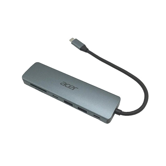Acer USB C Hub 7 In 1 Multiport Adapter For Laptop 4K USBC To HDMI Splitter NEW