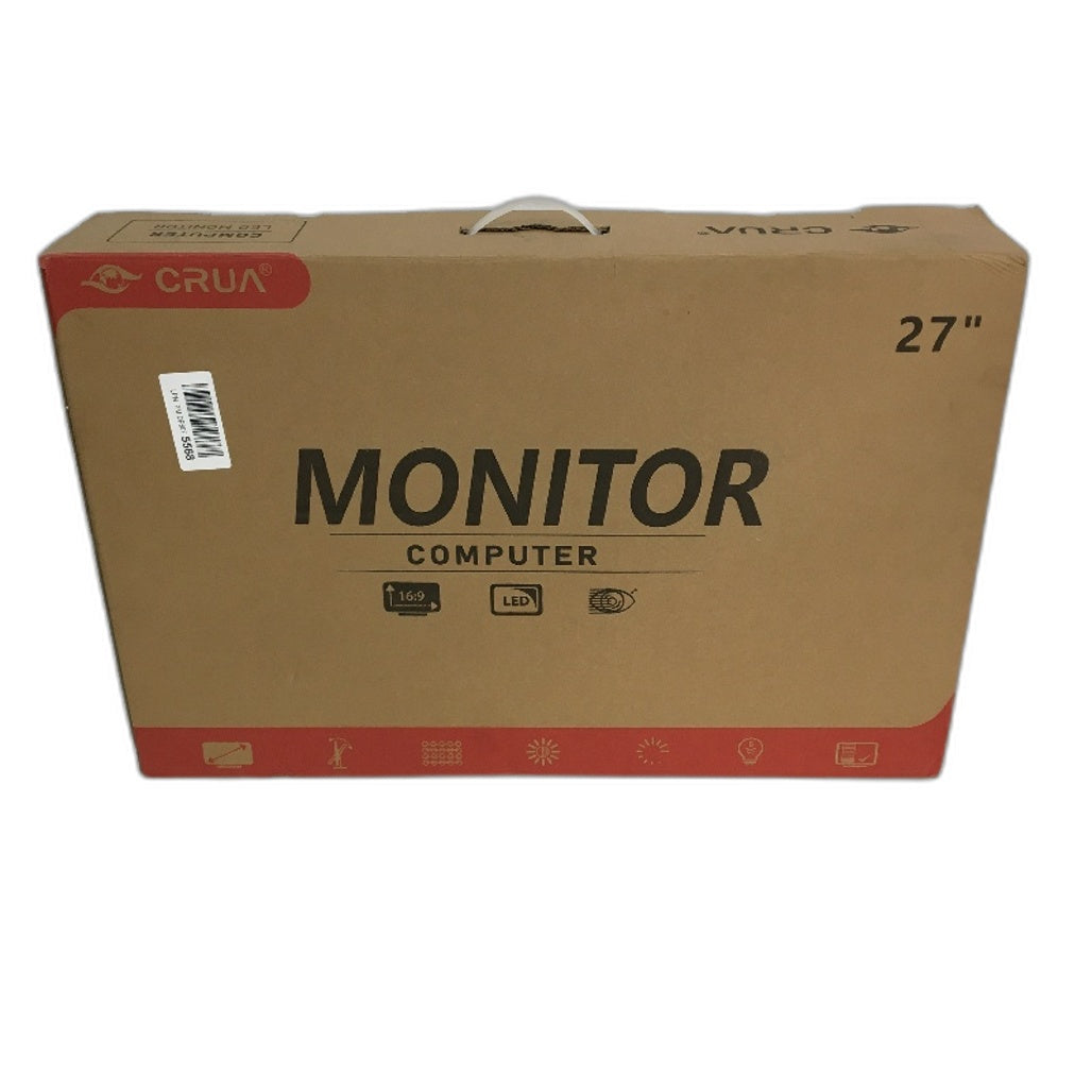 Crua 27 Inch Curved White Gaming Monitor FHD 1920x1080P 200Hz Refresh Rate NEW