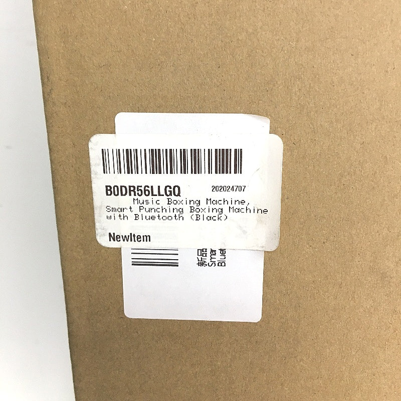 Music Boxing Target Machine With Lights Wall Mounted Bluetooth Black NEW