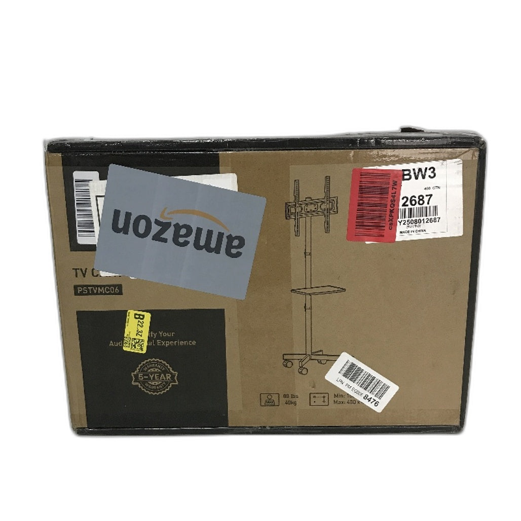 Perlesmith Mobile TV Stand Cart For 23-60 Inch With Laptop Shelf PSTVMC06 NEW