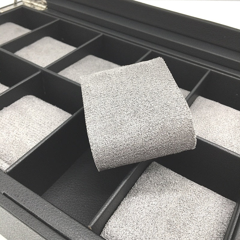 ProCase 10 Slot Watch Case Display Box With 3 Digit Combination Lock Black NEW