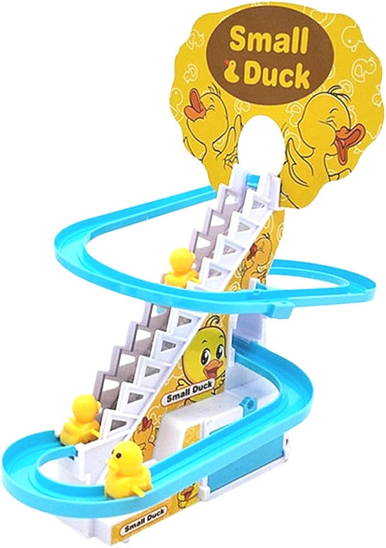Small Ducks Battery Operated Escalator Slide Climbing Toy With Music Age 3Y+ NEW