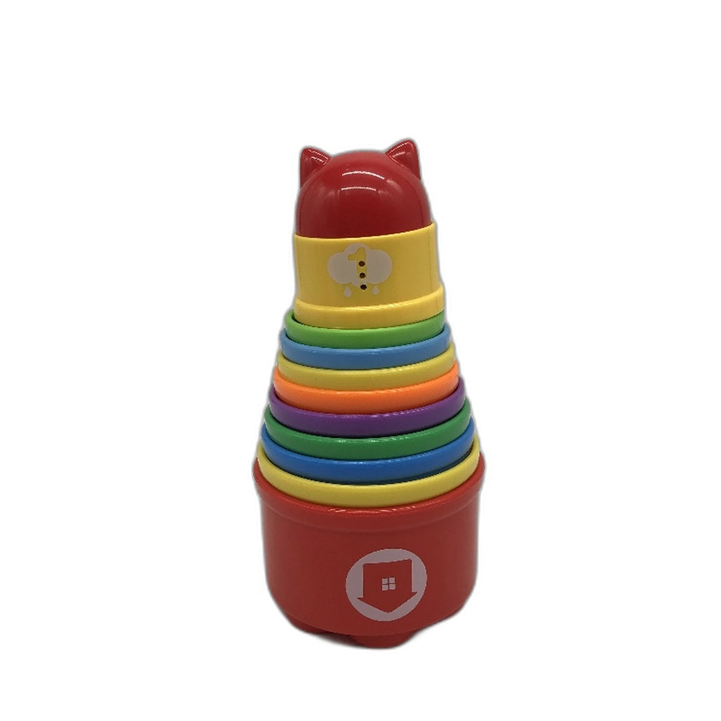 Rainbow Stacking Cup With Sound & Light Battery Operated Baby Infant Toys NEW