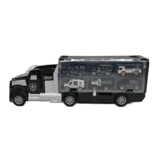 NIPLOOOW Transport Vehicle Truck Toy Set With Play Mat Die-Cast Cars Age 3Y+ NEW