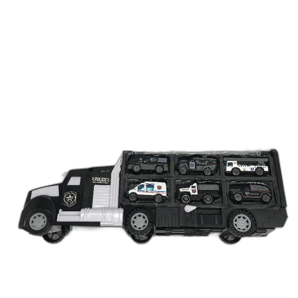 NIPLOOOW Transport Vehicle Truck Toy Set With Play Mat Die-Cast Cars Age 3Y+ NEW