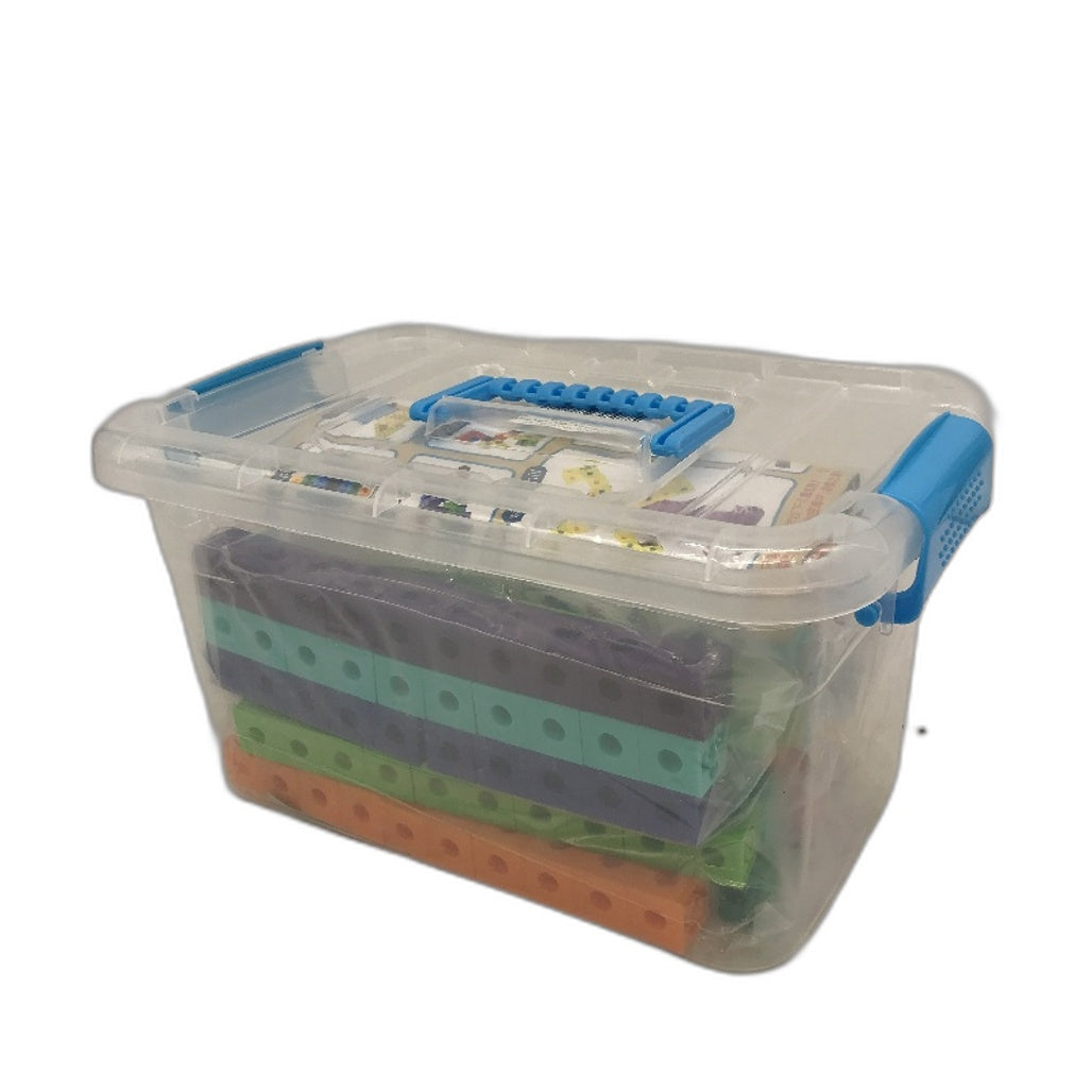 Linking Cubes 300PCS With Storage Box Math Learning Toys Counting Blocks NEW