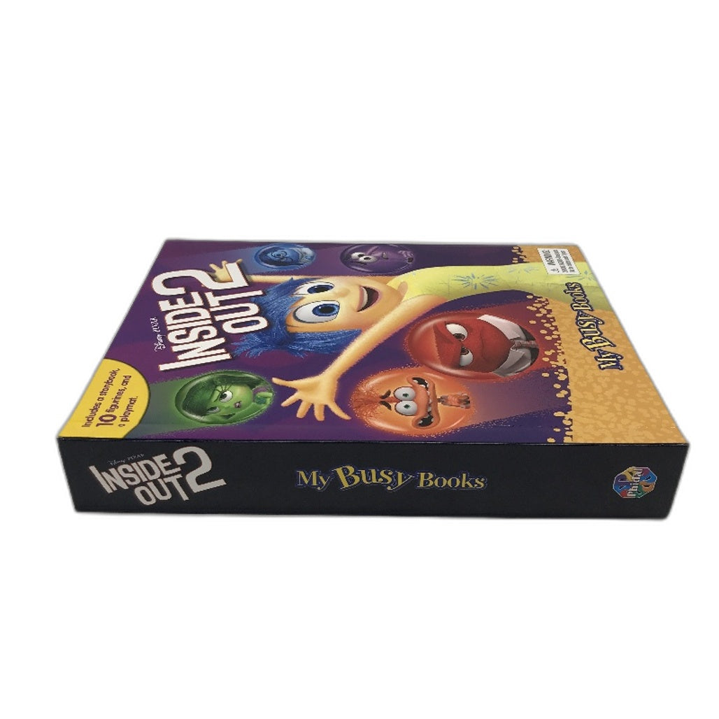 Phidal My Busy Book Disney Inside Out 2 Storybook Playmat & 10 Figurines NEW
