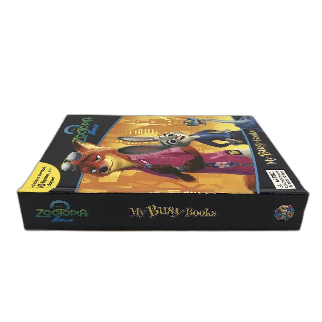 Phidal My Busy Book Disney Zootopia 2 Storybook Playmat & 10 Figurines NEW