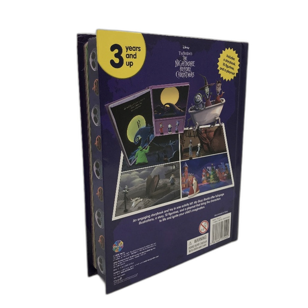Phidal Busy Book The Nightmare Before Christmas Storybook Playmat 10 Figures NEW