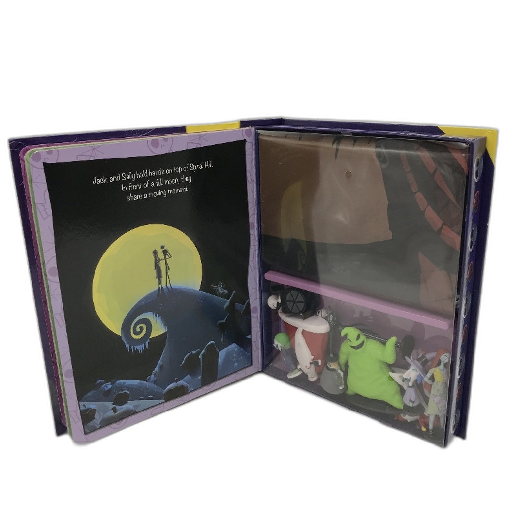Phidal Busy Book The Nightmare Before Christmas Storybook Playmat 10 Figures NEW