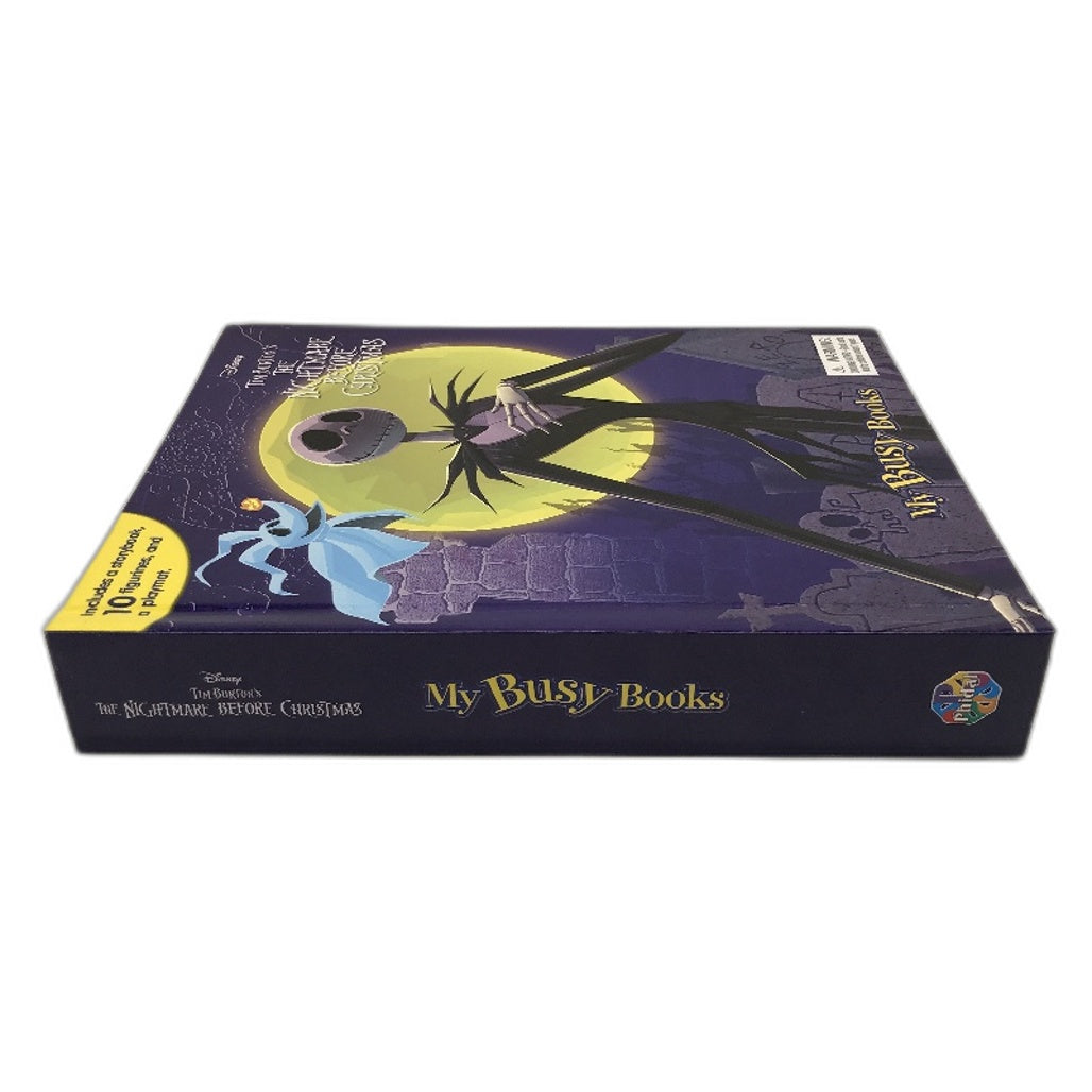 Phidal Busy Book The Nightmare Before Christmas Storybook Playmat 10 Figures NEW