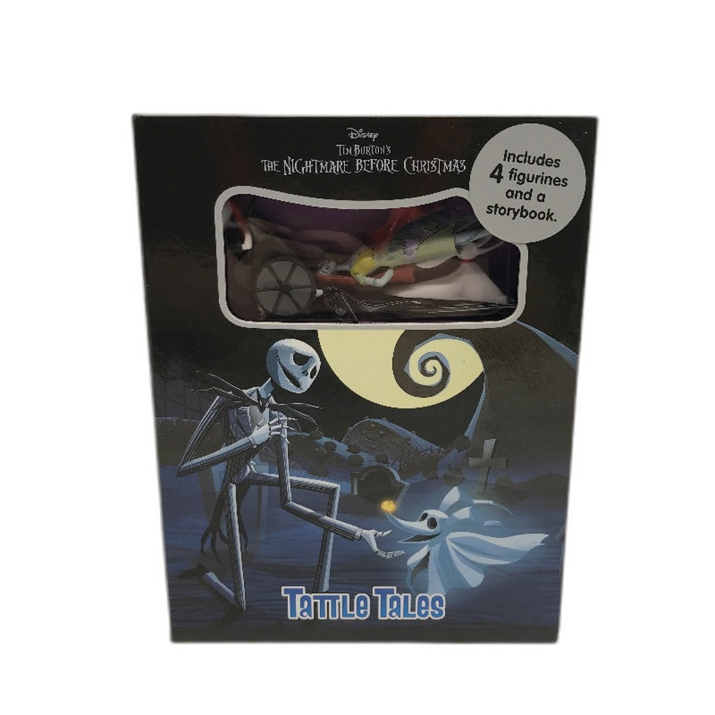 Phidal Busy Book The Nightmare Before Christmas Storybook With 4 Figurines NEW