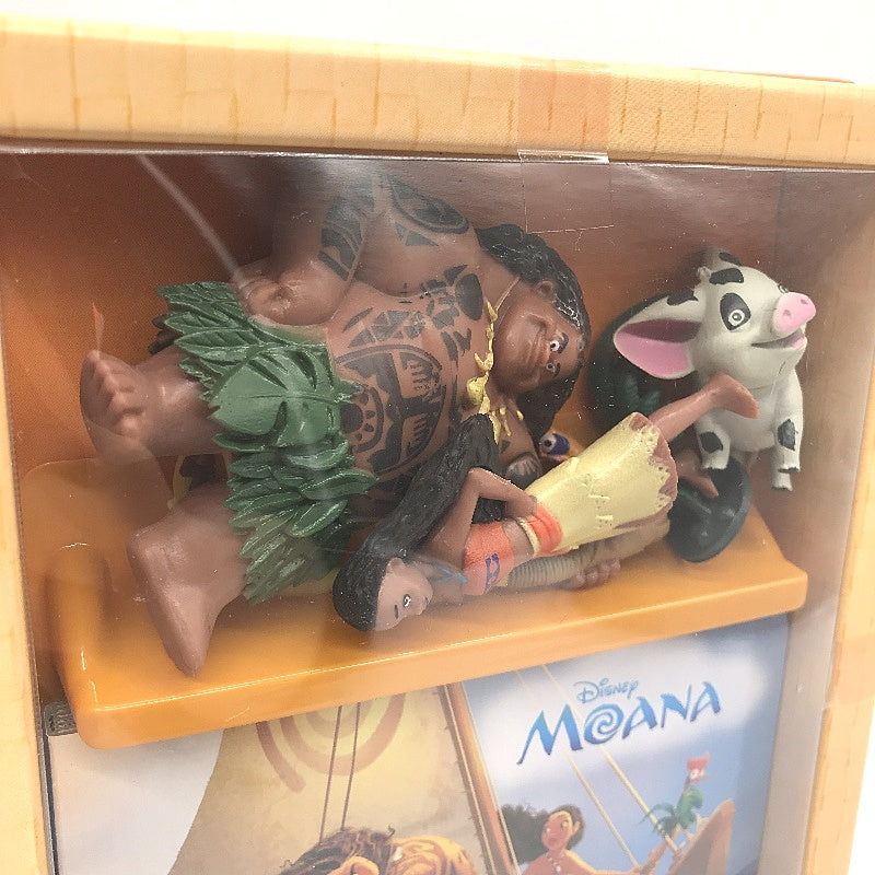 Phidal My Busy Book Disney Moana Tattle Tales Storybook With 4 Figurines NEW