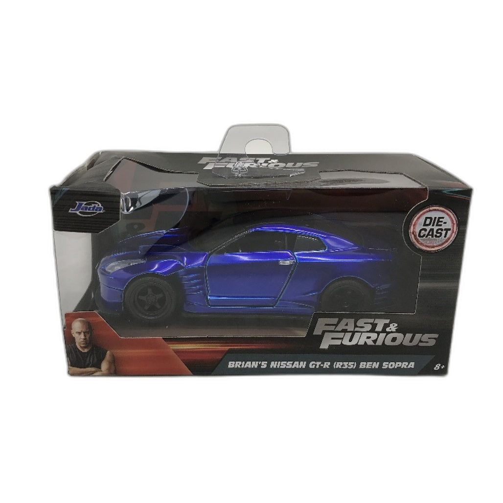 Jada Fast & Furious 1:32 Nissan GT-R R35 Ben Sopra Diecast Metal Toy Car NEW