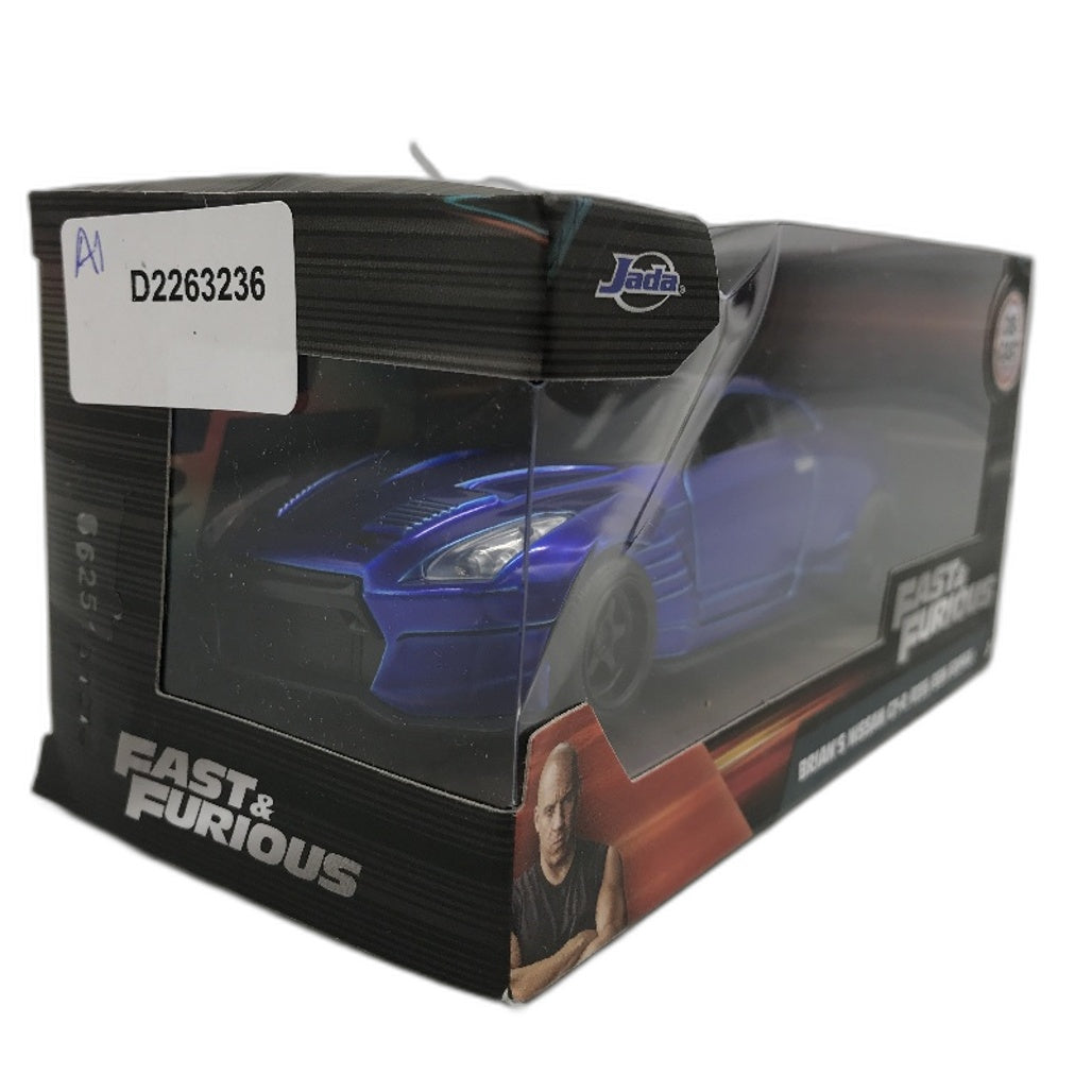 Jada Fast & Furious 1:32 Nissan GT-R R35 Ben Sopra Diecast Metal Toy Car NEW
