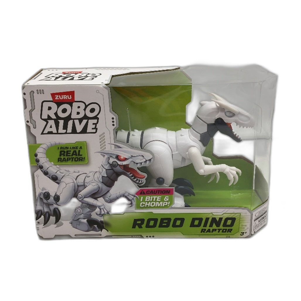 ZURU Robo Alive Dino Bite & Chomp Running Dinosaur Raptor Robot Toy Age 3y+ NEW