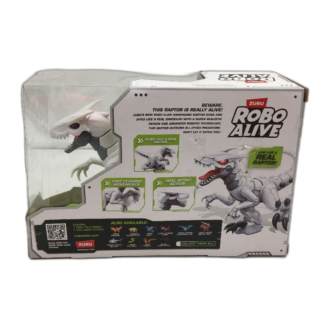 ZURU Robo Alive Dino Bite & Chomp Running Dinosaur Raptor Robot Toy Age 3y+ NEW