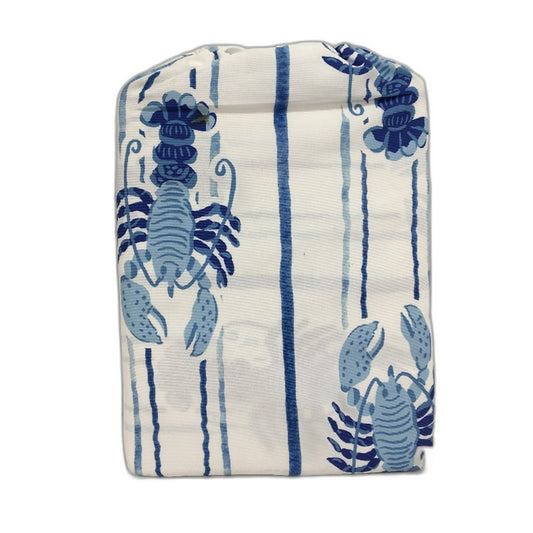 Peppertree Home Collection Blue Lobster Rectangle Tablecloth 130 x 178cm NEW
