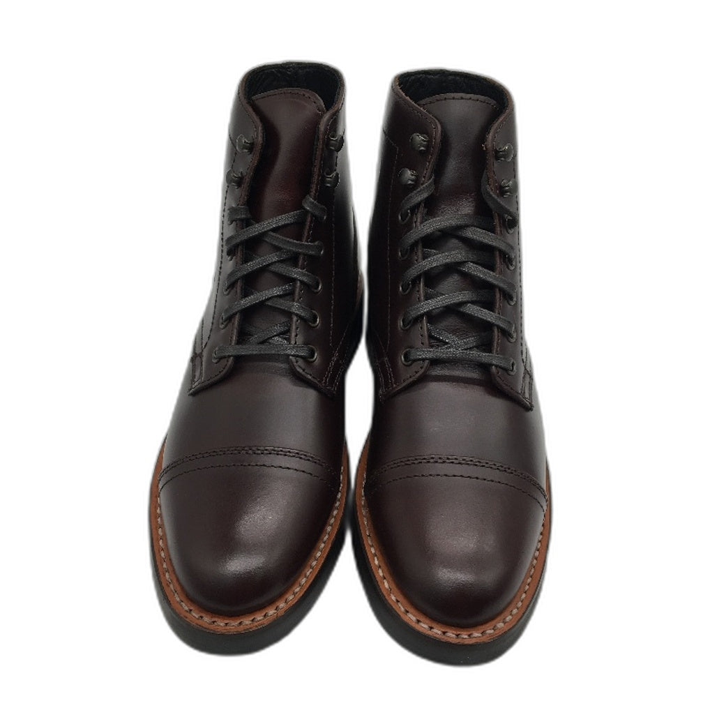 black sparkly formal dresses Thursday Boot Company Dark Brown Leather Lace Up Captain Boots Mens US–  Vinnies Online