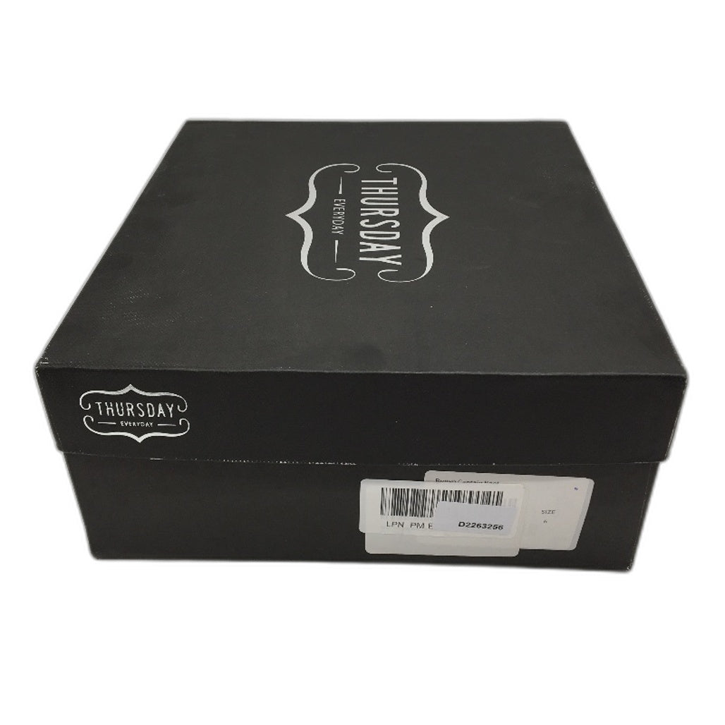 Thursday Boot Company Dark Brown Leather Lace Up Captain Boots Mens US 6 NEW