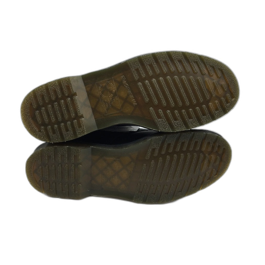 Dr Martins Black Vegan Synthetic Leather Boots Mens Size US12 UK11 EU 46 NEW