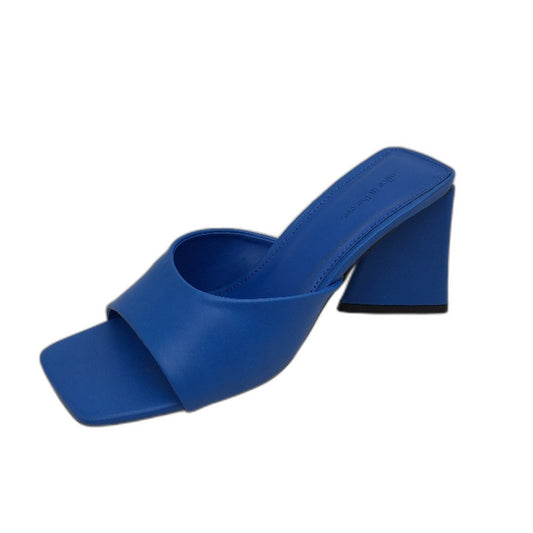 Alice In The Eve Royal Blue Highlight Mule Heels Ladies Size US 7 EU 38 NEW