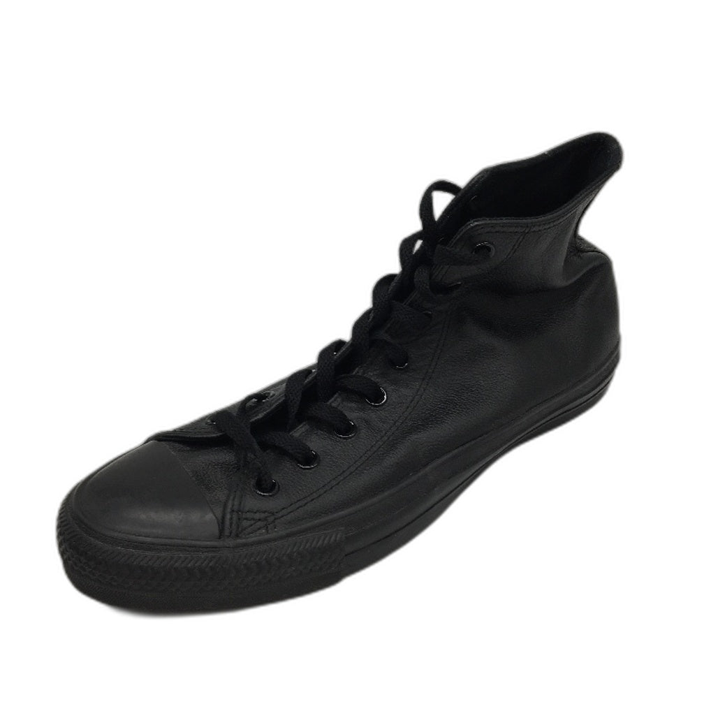 Converse All Star Chuck Taylor Black Leather Athletic Sneakers EU46.5 M12 NEW