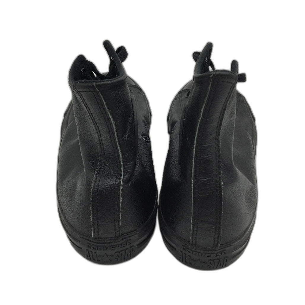 Converse All Star Chuck Taylor Black Leather Athletic Sneakers EU46.5 M12 NEW