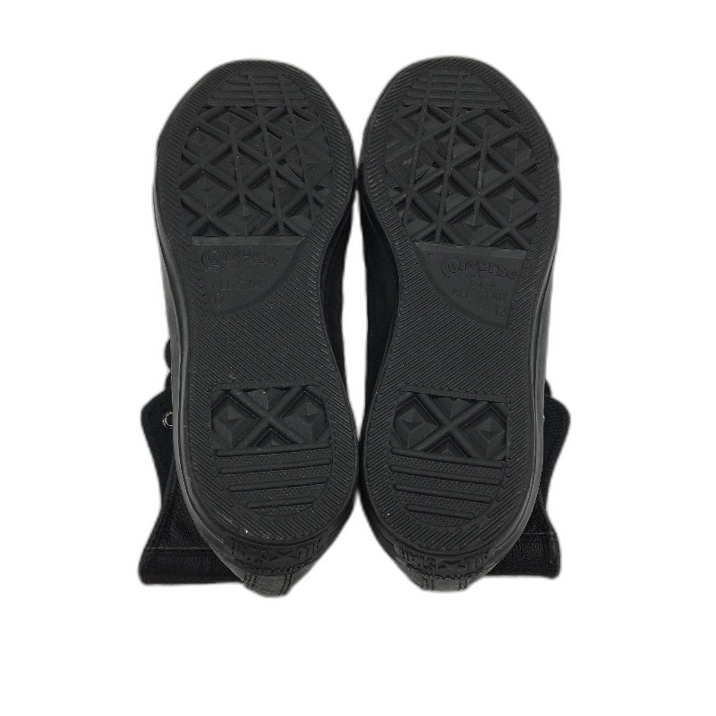 Converse All Star Chuck Taylor Black Leather Athletic Sneakers EU46.5 M12 NEW