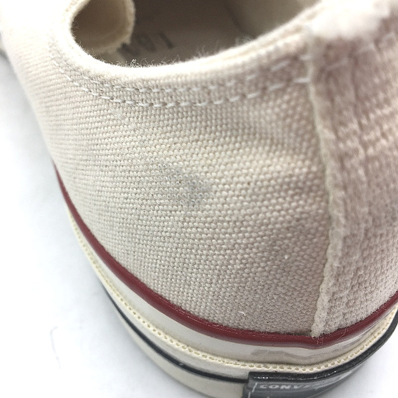 Converse All Star Chuck Taylor Cream Canvas Low Top Sneakers M10 L12 EU 44 NEW