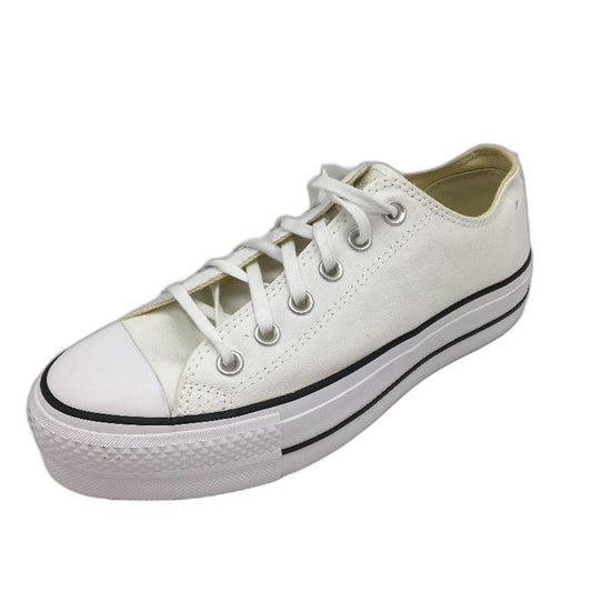 Converse All Star Chuck Taylor White Low Top Thick Sole Sneakers Ladies US 8 NEW