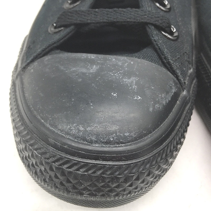 Converse All Star Solid Black Canvas Low Top Sneakers M10 L12 EU 44 NEW