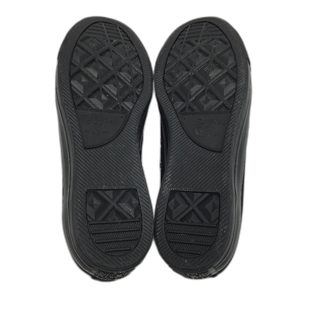 Converse All Star Solid Black Canvas Low Top Sneakers M10 L12 EU 44 NEW