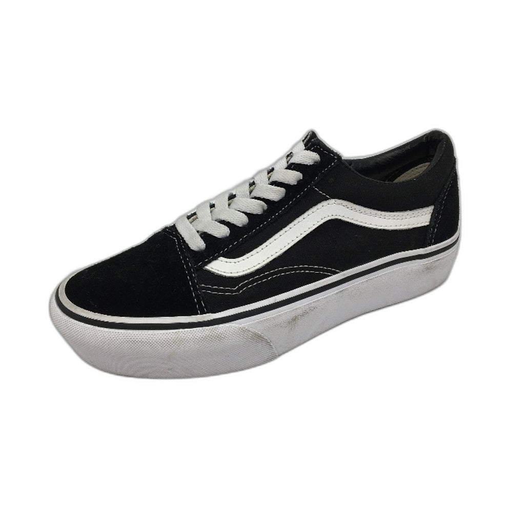 Vans Black & White Old Skool Lace Up Skate Shoes Unisex US M5 L6.5 EU 36.5 NEW