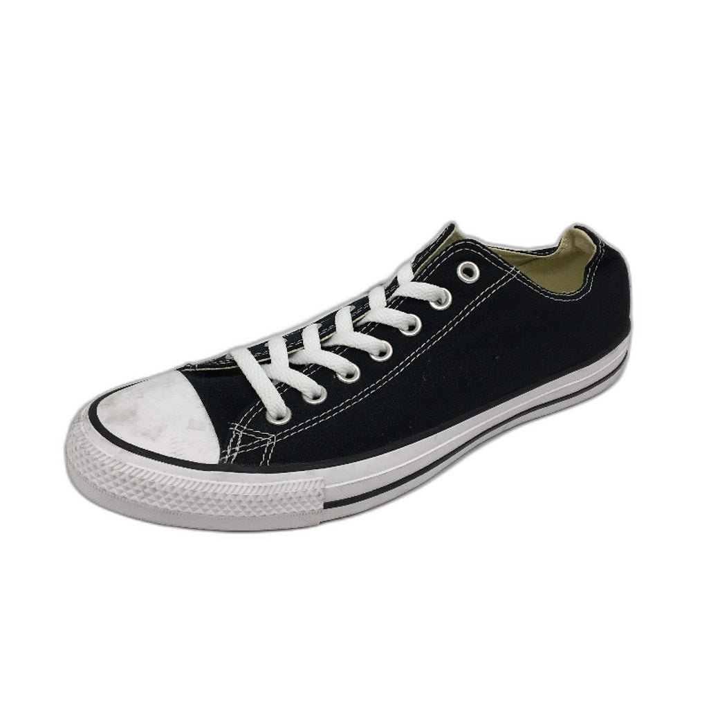 Converse All Star Chuck Taylor Black Canvas Low Top Sneakers M10 L12 EU 44 NEW