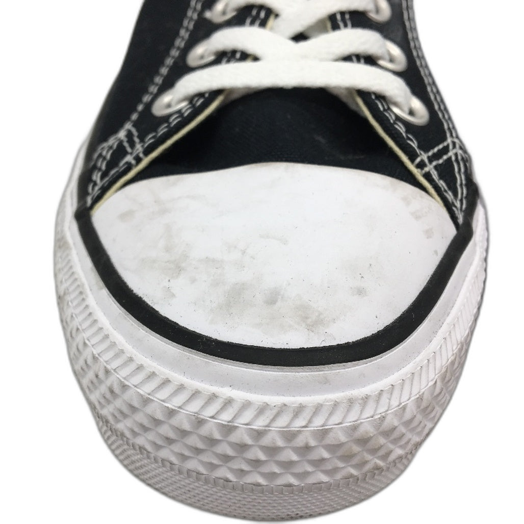 Converse All Star Chuck Taylor Black Canvas Low Top Sneakers M10 L12 EU 44 NEW